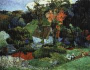 Paul Gauguin, landskap, pont-aven